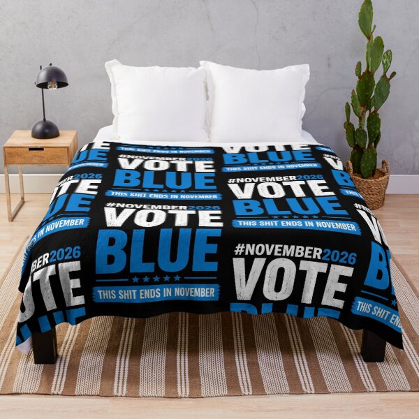 Item preview, November 2026 Vote Blue Political Election Statement designed and sold by Mind-Drift.