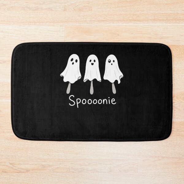 Item preview, Spooonie Ghost Trio Halloween Cartoon Spirit designed and sold by Glow-Paw-Studio.