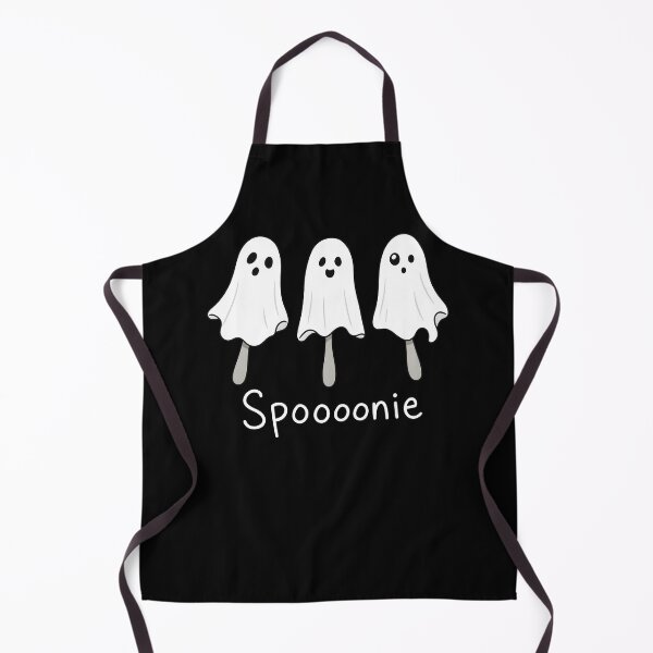 Item preview, Spooonie Ghost Trio Halloween Cartoon Spirit designed and sold by Glow-Paw-Studio.