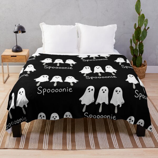 Item preview, Spooonie Ghost Trio Halloween Cartoon Spirit designed and sold by Glow-Paw-Studio.
