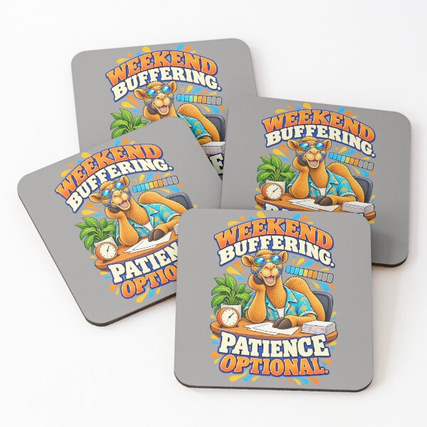 Item preview, Weekend Buffering. Patience Optional – Funny Camel T-Shirt Animal Graphic Camel T-Shirt designed and sold by Camel & Quirk.