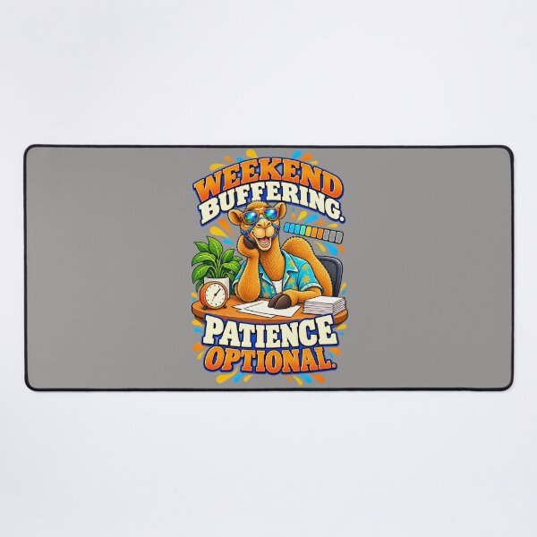 Item preview, Weekend Buffering. Patience Optional – Funny Camel T-Shirt Animal Graphic Camel T-Shirt designed and sold by Camel & Quirk.
