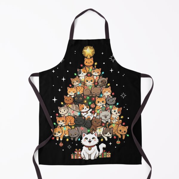 Item preview, Cute Cats Stacked Christmas Tree Festive Holiday Gift designed and sold by ArtsMichalShop.