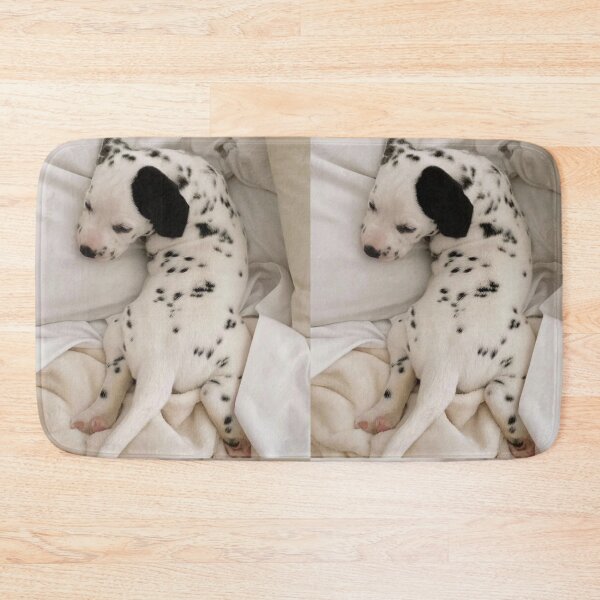 Item preview, Adorable Dalmatian Puppy Sleeping in Bed designed and sold by VanGaldo.