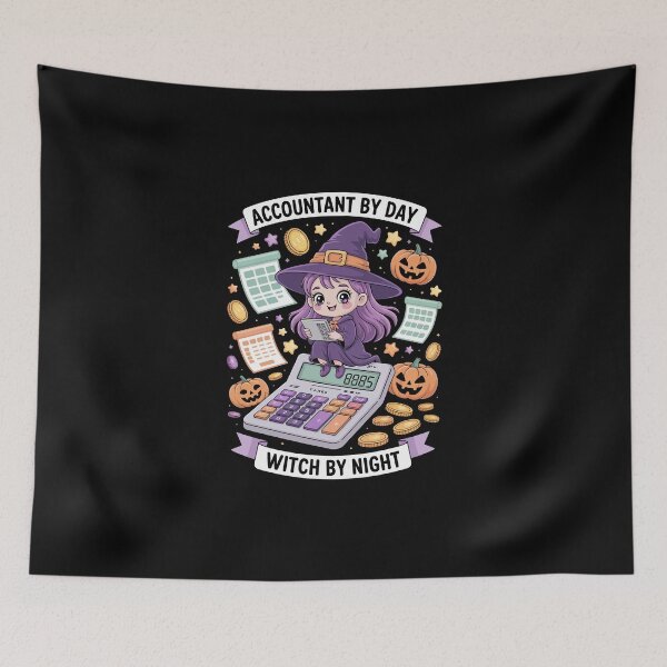 Item preview, ACCOUNTANT BY DAY WITCH BY NIGHT designed and sold by jkrphoto.