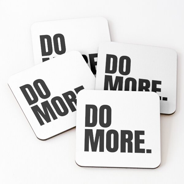 Item preview, Do More Motivational Typography – Bold Minimalist Inspirational Quote designed and sold by tindian.