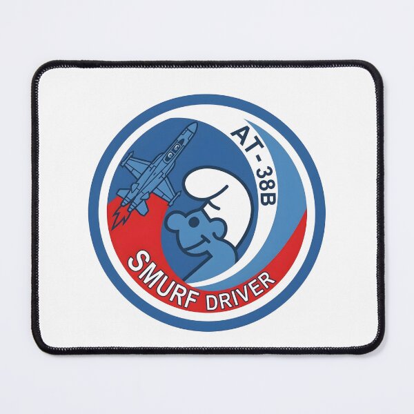 Item preview, USAF AT-38B Talon Smurf Driver Pilot Patch designed and sold by CharlieDesings.