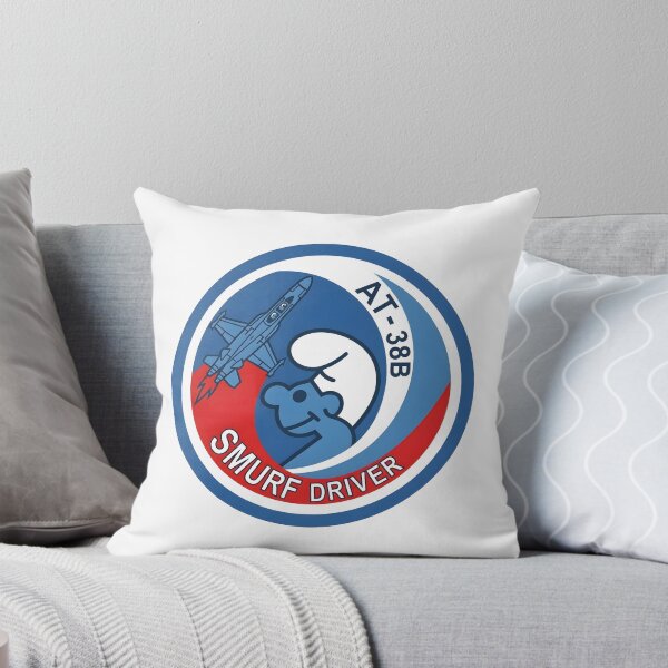 Item preview, USAF AT-38B Talon Smurf Driver Pilot Patch designed and sold by CharlieDesings.