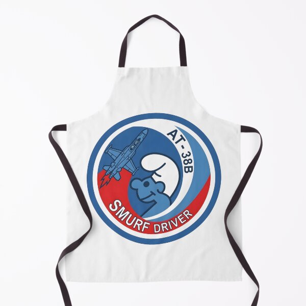 Item preview, USAF AT-38B Talon Smurf Driver Pilot Patch designed and sold by CharlieDesings.