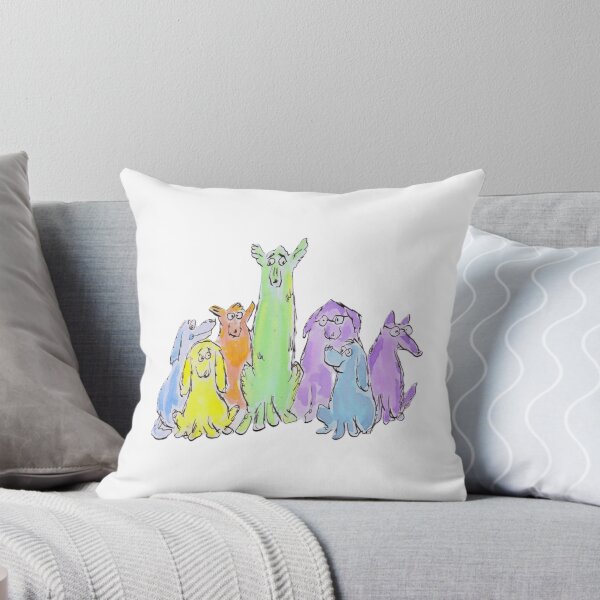 Item preview, Funny colourful dogs designed and sold by Inky Fingers Illustrations.