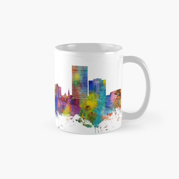 Item preview, Greenville South Carolina Skyline designed and sold by ArtPrints.