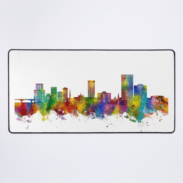 Item preview, Greenville South Carolina Skyline designed and sold by ArtPrints.