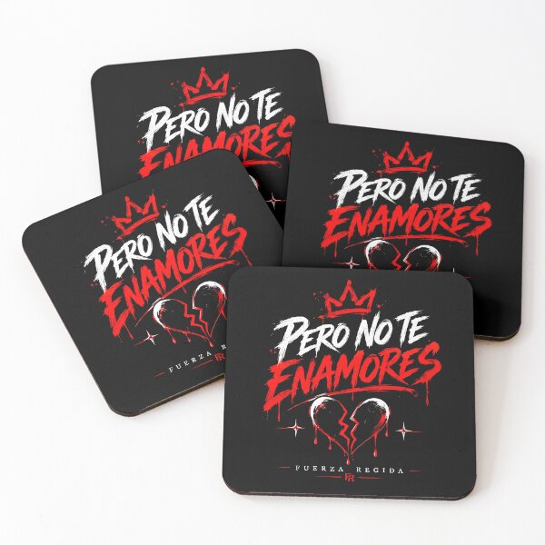 Item preview, Pero No Te Enamores Fuerza Regida Heartbreak Quote designed and sold by Mind-Drift.