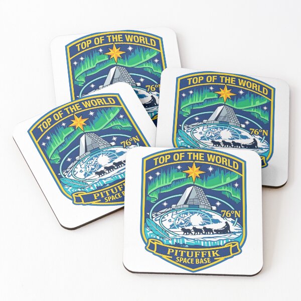 Item preview, US Space Force Pituffik Space Base Top of the World Patch designed and sold by CharlieDesings.