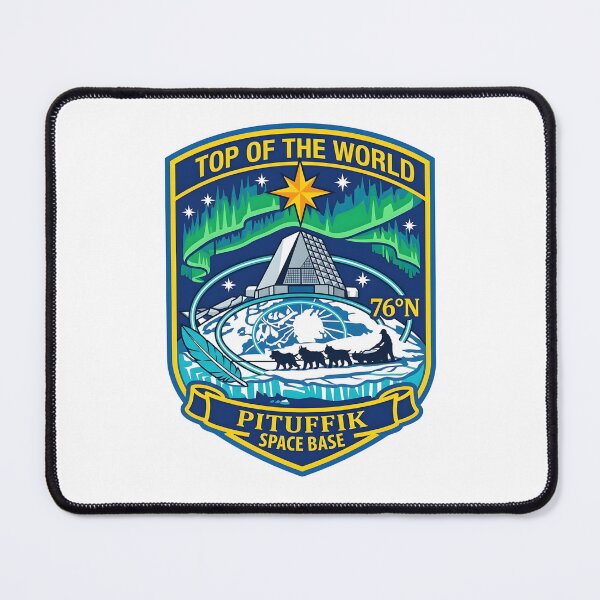Item preview, US Space Force Pituffik Space Base Top of the World Patch designed and sold by CharlieDesings.