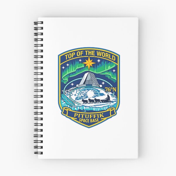 Item preview, US Space Force Pituffik Space Base Top of the World Patch designed and sold by CharlieDesings.
