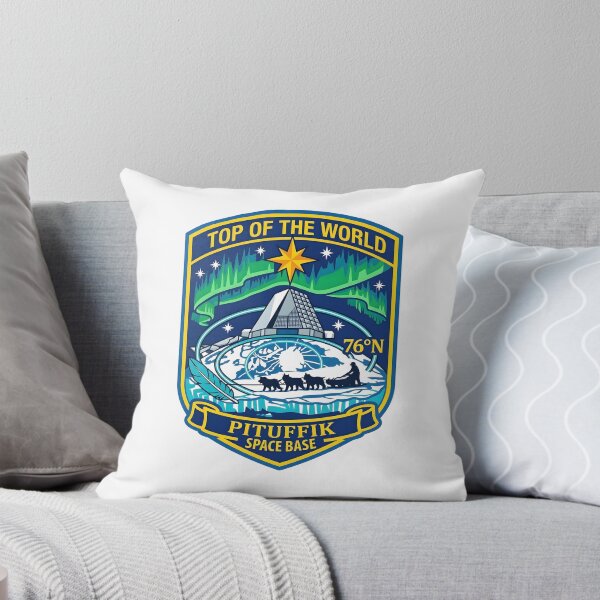 Item preview, US Space Force Pituffik Space Base Top of the World Patch designed and sold by CharlieDesings.