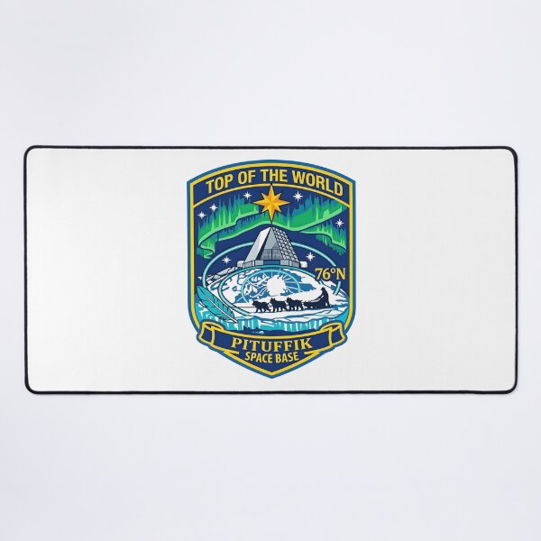 Item preview, US Space Force Pituffik Space Base Top of the World Patch designed and sold by CharlieDesings.