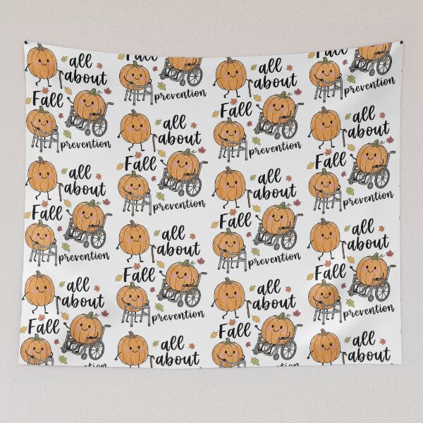 Item preview, All About Fall Prevention Pumpkin Accessibility Awareness designed and sold by Glow-Paw-Studio.