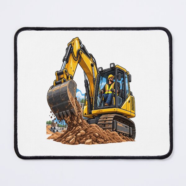 Item preview, Excavator Operator Heavy Equipment Construction designed and sold by JMDG Studio.
