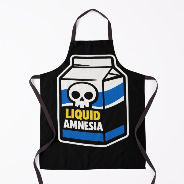 Item preview, Liquid Amnesia – Retro Milk Carton Skull Design designed and sold by Timeless Junction.