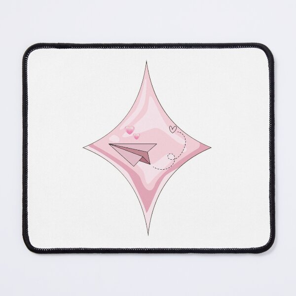 Item preview, Pastel Pink Paper Plane in Diamond Sparkle designed and sold by Rehnair.