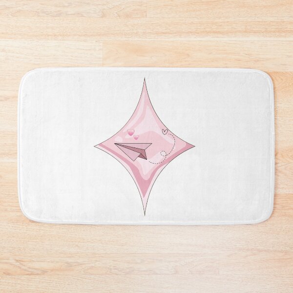Item preview, Pastel Pink Paper Plane in Diamond Sparkle designed and sold by Rehnair.