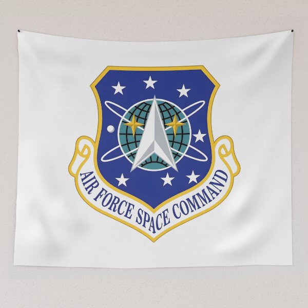 Item preview, USAF Air Force Space Command Crest Patch designed and sold by CharlieDesings.
