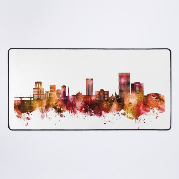 Item preview, Greenville South Carolina Skyline designed and sold by ArtPrints.