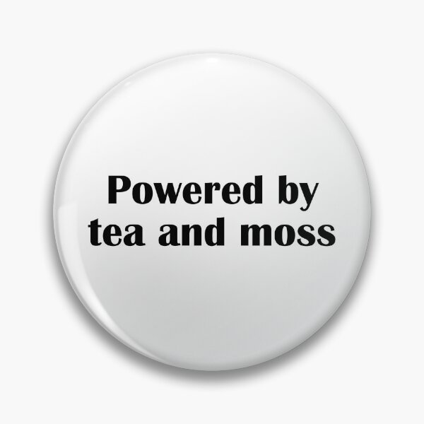 Item preview, Powered By Tea And Moss Cozy Cottagecore Botanical Design designed and sold by IannelloDesign.