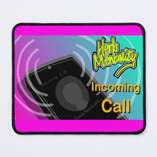 Item preview, Incoming Call (mauve) designed and sold by Herb-Mentality.