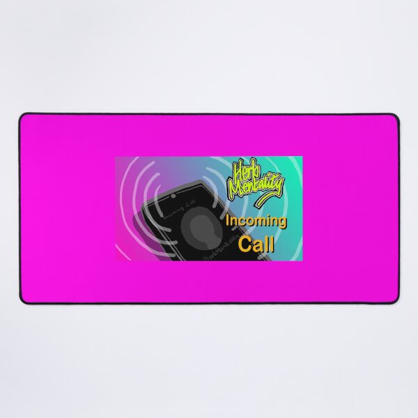 Item preview, Incoming Call (mauve) designed and sold by Herb-Mentality.