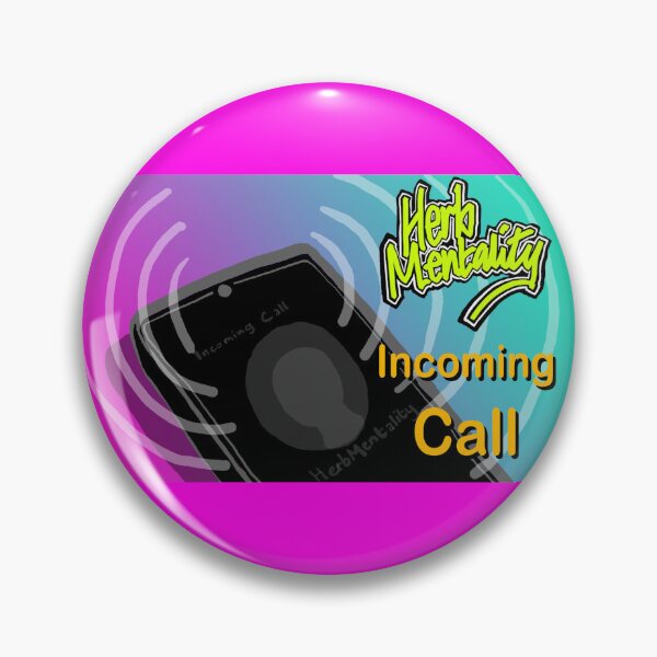 Item preview, Incoming Call (mauve) designed and sold by Herb-Mentality.