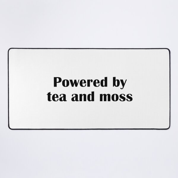Item preview, Powered By Tea And Moss Cozy Cottagecore Botanical Design designed and sold by IannelloDesign.