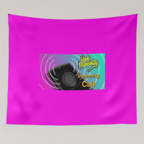 Item preview, Incoming Call (mauve) designed and sold by Herb-Mentality.