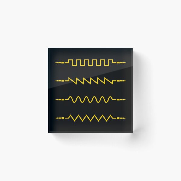 Item preview, Synthesizer Patch Cable Waveform Yellow designed and sold by AtomicMalibu.