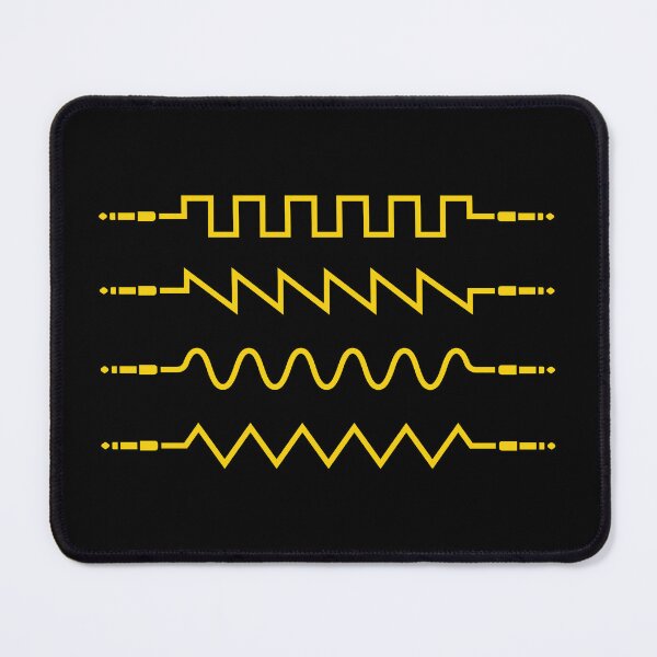 Artikelvorschau, Synthesizer-Patchkabel Wellenform Gelb entworfen und verkauft von AtomicMalibu.