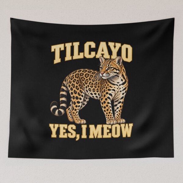 Item preview, Leopardus Tilcayo Yes I Meow Funny Cat Design designed and sold by Trendably.