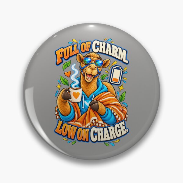 Item preview, Full of Charm. Low on Charge – Funny Camel T-Shirt Animal Graphic Camel T-Shirt designed and sold by Camel & Quirk.