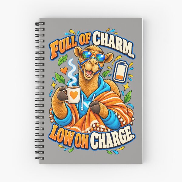 Item preview, Full of Charm. Low on Charge – Funny Camel T-Shirt Animal Graphic Camel T-Shirt designed and sold by Camel & Quirk.