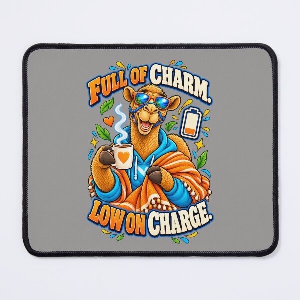 Item preview, Full of Charm. Low on Charge – Funny Camel T-Shirt Animal Graphic Camel T-Shirt designed and sold by Camel & Quirk.