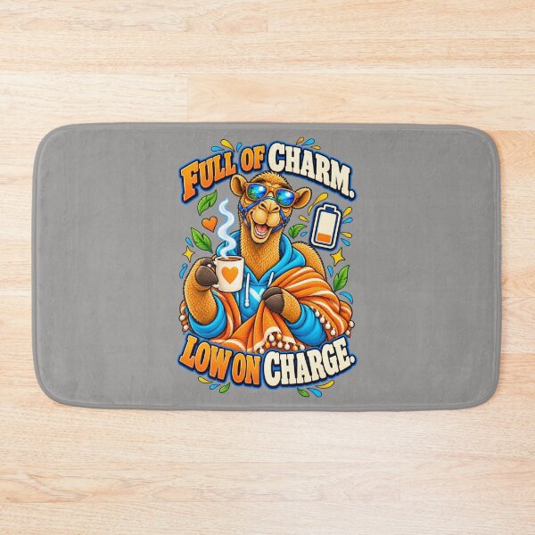 Item preview, Full of Charm. Low on Charge – Funny Camel T-Shirt Animal Graphic Camel T-Shirt designed and sold by Camel & Quirk.