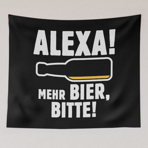 Item preview, Alexa! More beer, please! (Beer / Beer drinker / NEG 2C) designed and sold by Roderix.