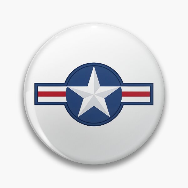 Item preview, US Military Aircraft National Insignia Star and Bars Patch designed and sold by CharlieDesings.