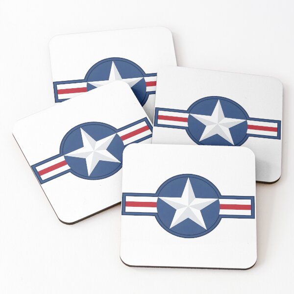 Item preview, US Military Aircraft National Insignia Star and Bars Patch designed and sold by CharlieDesings.
