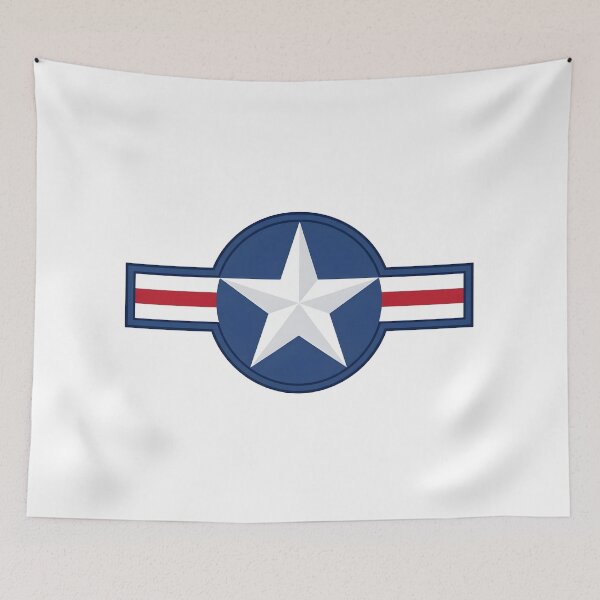Item preview, US Military Aircraft National Insignia Star and Bars Patch designed and sold by CharlieDesings.