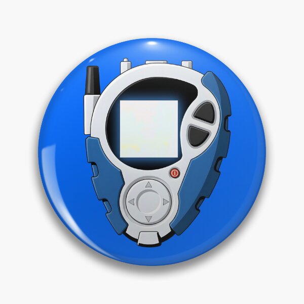 Item preview, Classic Blue D3 Digivice digital monster Anime Nostalgia Artwork illustration  designed and sold by sabartgunpla.