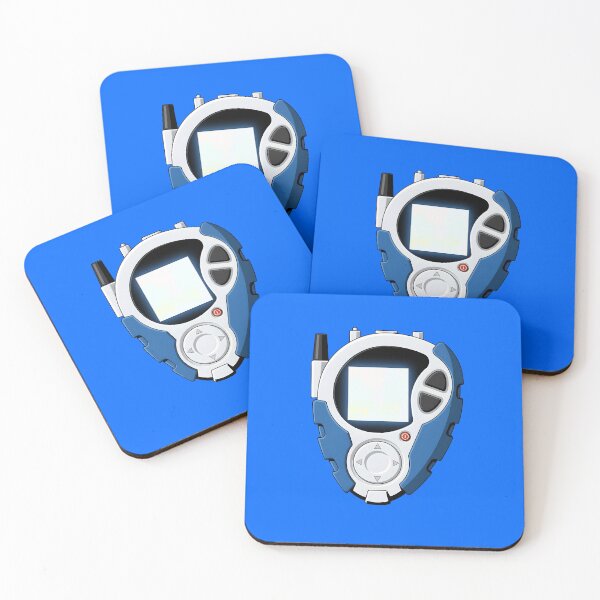 Artikelvorschau, Klassisches blaues D3 Digivice digitales Monster Anime Nostalgie Artwork Illustration entworfen und verkauft von sabartgunpla.