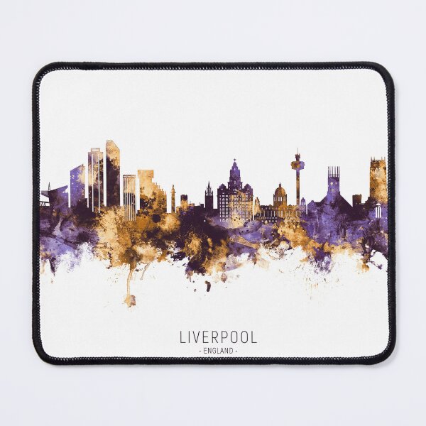 Item preview, Liverpool England Skyline designed and sold by ArtPrints.