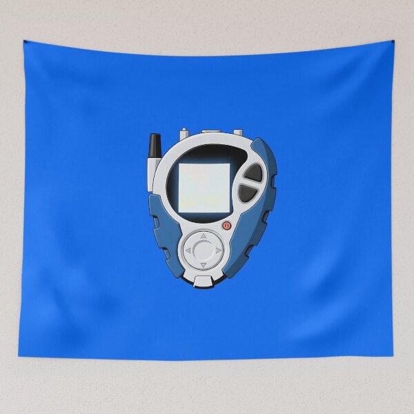Item preview, Classic Blue D3 Digivice digital monster Anime Nostalgia Artwork illustration  designed and sold by sabartgunpla.